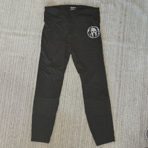Craft Black Kids Leggings with Logo